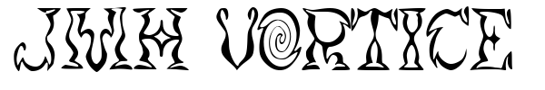JMH Vortice font preview